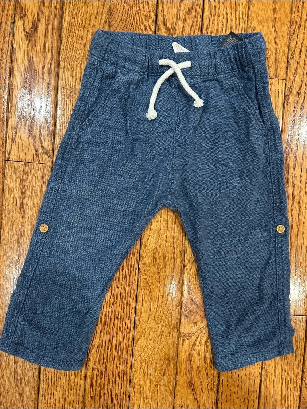 H&M Navy Blue Knit Pull-On Jogger Pants for Kids